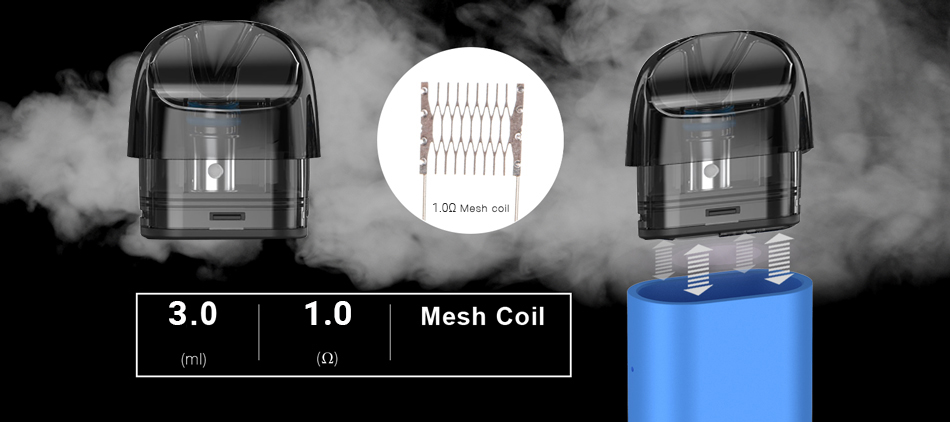 Aspire Minican 1ohm Mesh 3ml Pod Δεξαμενή