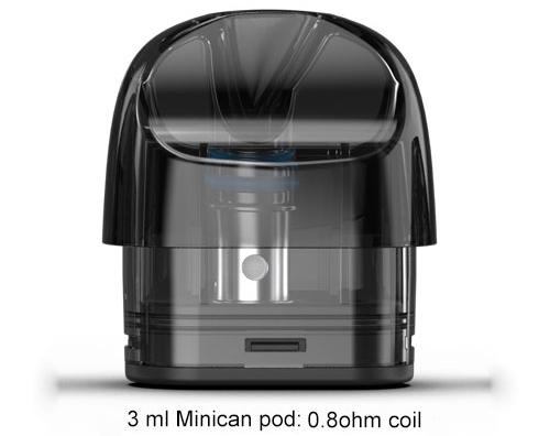 ASPIRE MINICAN 0.8OHM MESH 3ML POD 2 Aspire Minican 0.8ohm Mesh 3ml Pod Δεξαμενή