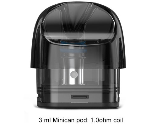 Aspire Minican 1ohm Mesh 3ml Pod Δεξαμενή