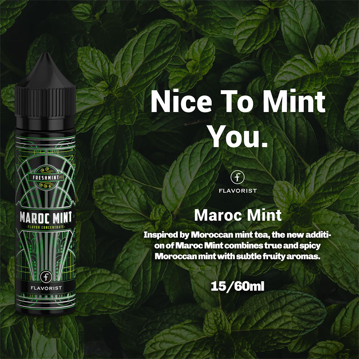 Flavorist Maroc Mint 15ml/60ml Flavorshot
