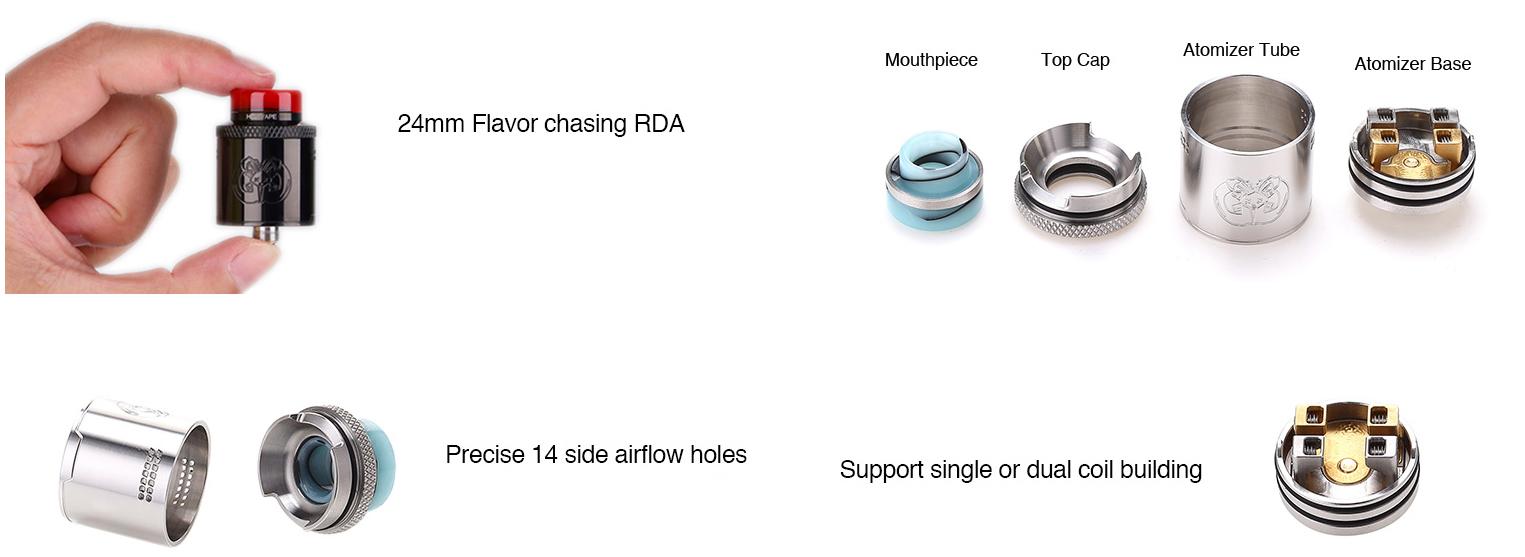 Hellvape Drop Dead RDA Ατμοποιητής
