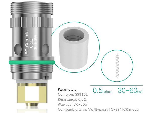 Joyetech EC Ceramic 0.5ohm Coil