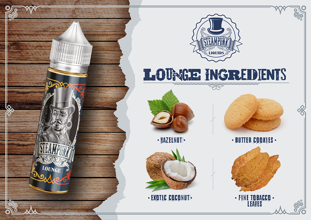 Steampunk Lounge 20ml/60ml Flavorshot