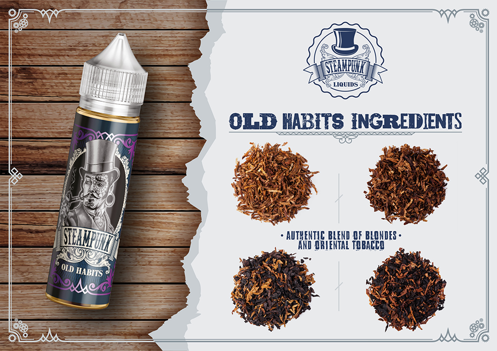 Steampunk Old habits 20ml/60ml Flavorshot