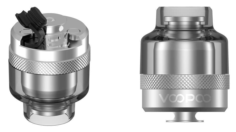 Voopoo PnP Silver RTA Δεξαμενή - Ατμοποιητής