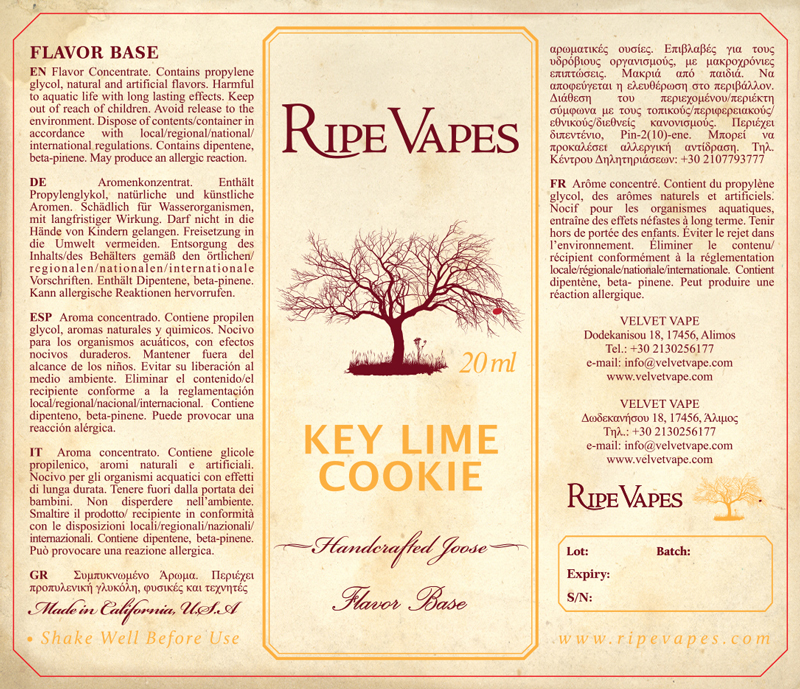 Ripe Vapes Key Lime Cookie