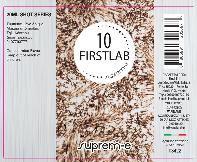Firstlab No10 20ml/60ml Flavorshot