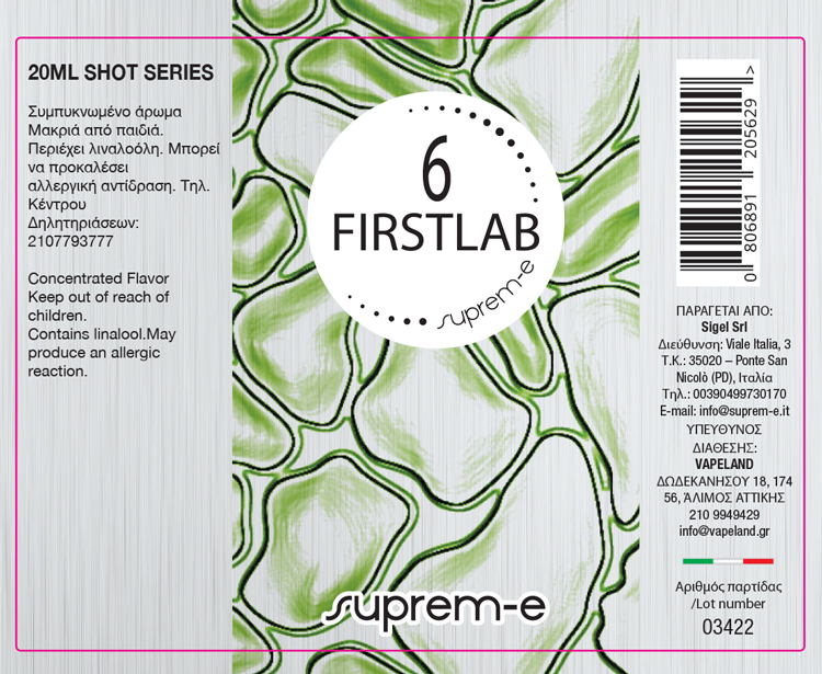 Firstlab No6 20ml/60ml Flavorshot