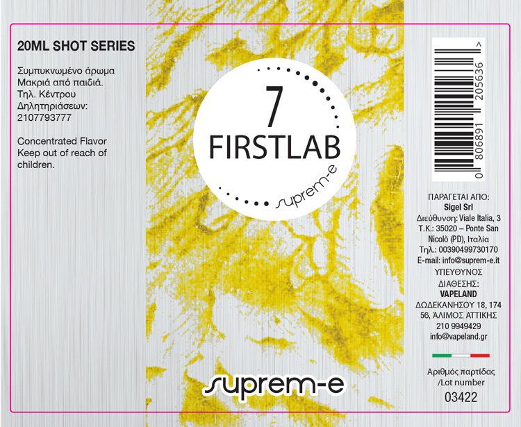 Firstlab No7 20ml/60ml Flavorshot