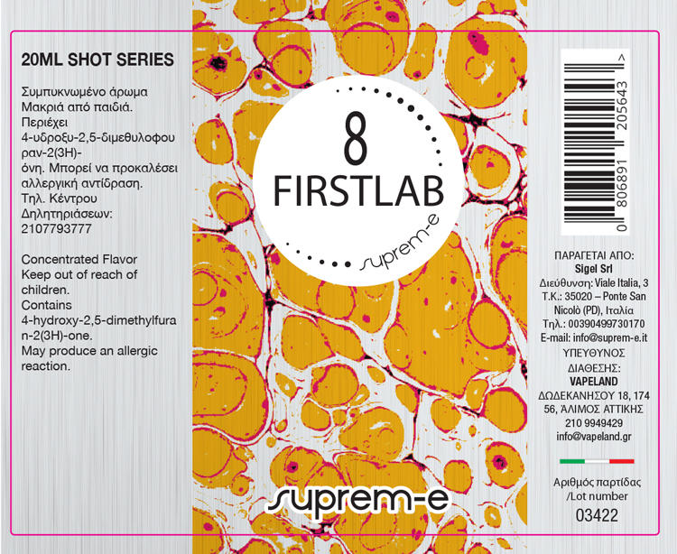 Firstlab No8 20ml/60ml Flavorshot