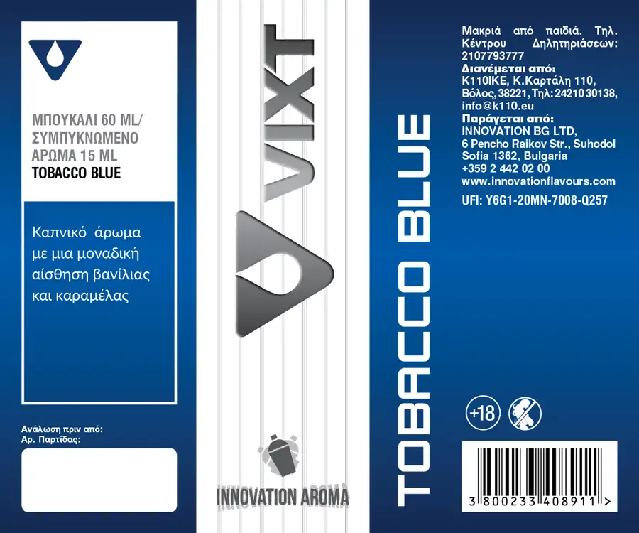 Innovation VIXT Tobacco Blue 15ml/60ml Flavorshot